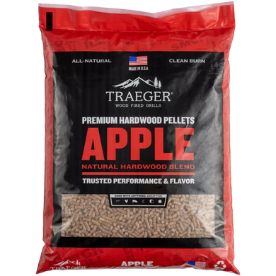 Древесные пеллеты Apple 9 кг Traeger