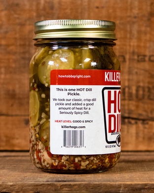 Мариновані огірки Hot Dill Killer Hogs PIC-HOTDILL