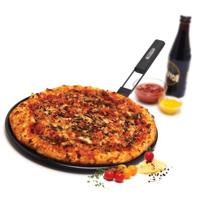 Противень для пиццы антипригарный 30 см с ножом Grill Pro 98140
