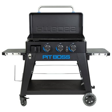 Портативний газовий гриль-планча Ultimate, на 3 пальники, знімний, зі столом, Pit Boss 10810